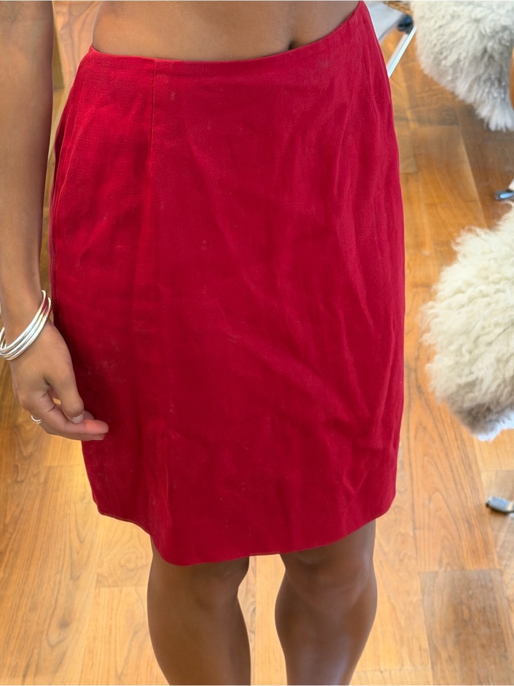 Vintage Michael Kors Red Mini Skirt (part of a set)